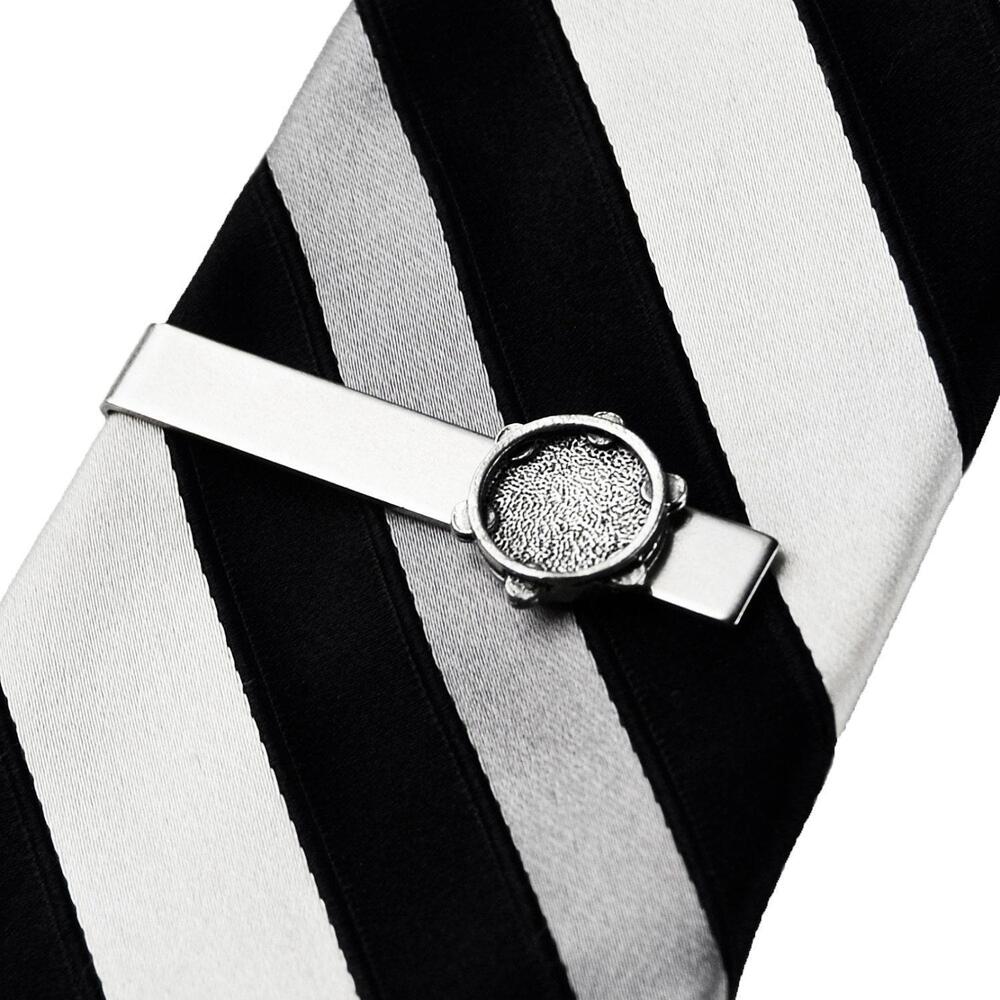 Tambourine Tie Clip